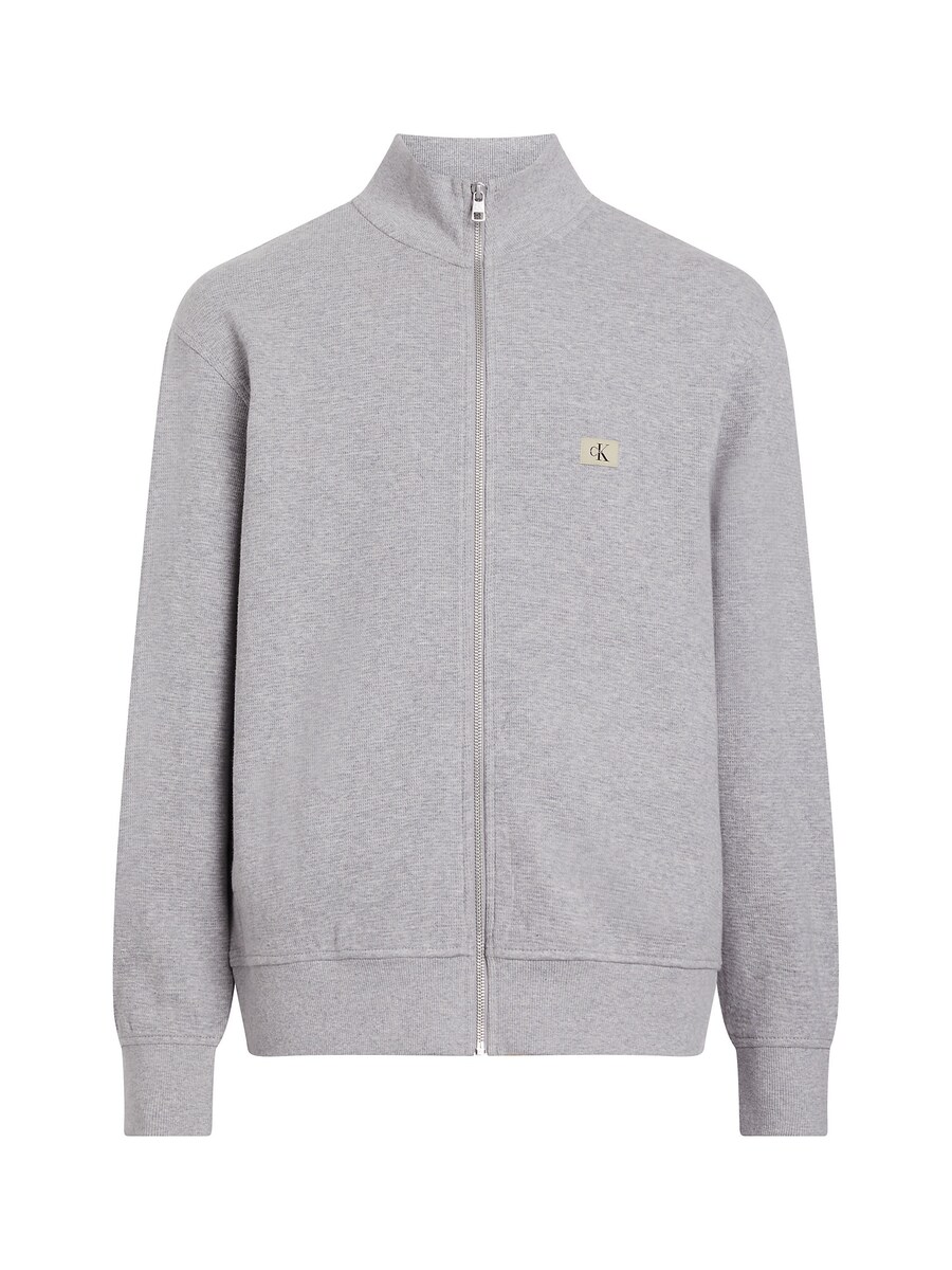 Куртка на молнии Calvin Klein Jeans Zip-Up Hoodie, светло-серый 
Куртка на молнии Calvin Klein Jeans Zip-Up Hoodie, светло-серый