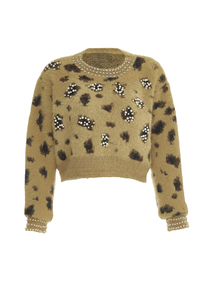 Женский вязаный свитер бежевого цвета faina
Женский вязаный свитер бежевого цвета faina