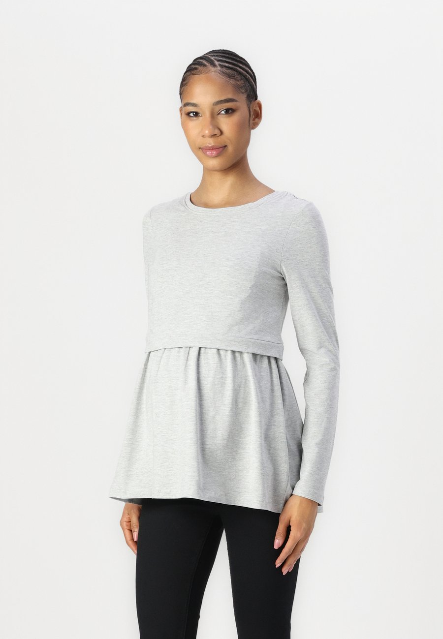 Топ Anna Field MAMA Long sleeved top, Light Grey Melange/Mottled Light Grey
Топ Anna Field MAMA Long sleeved top, Light Grey Melange/Mottled Light Grey