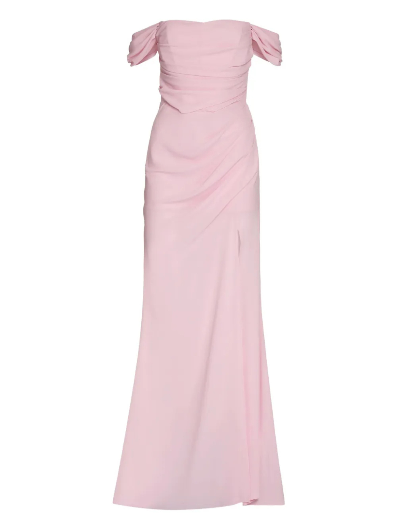 Платье макси с открытыми плечами Giuseppe Di Morabito, розовый
Платье макси с открытыми плечами Giuseppe Di Morabito, розовый
