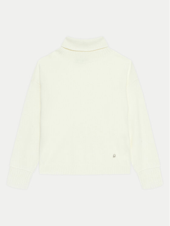 Свитер с высоким воротником обычного кроя United Colors Of Benetton, экрю
Свитер с высоким воротником обычного кроя United Colors Of Benetton, экрю