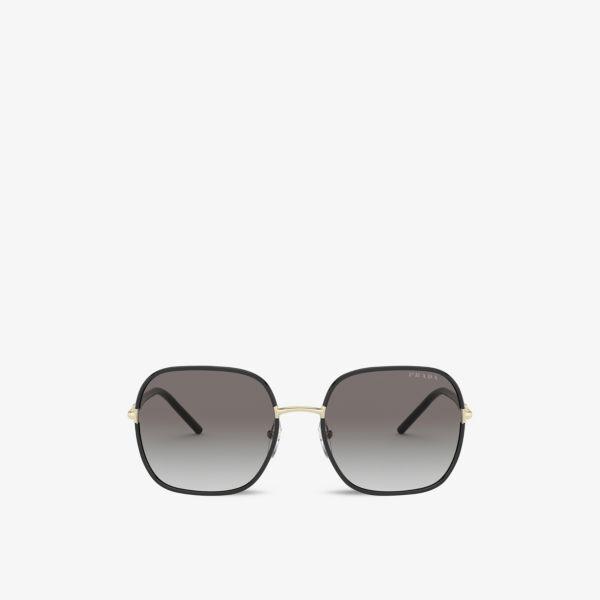 Солнцезащитные очки PR 67XS 58 в металлической прямоугольной оправе Prada, черный
Солнцезащитные очки PR 67XS 58 в металлической прямоугольной оправе Prada, черный