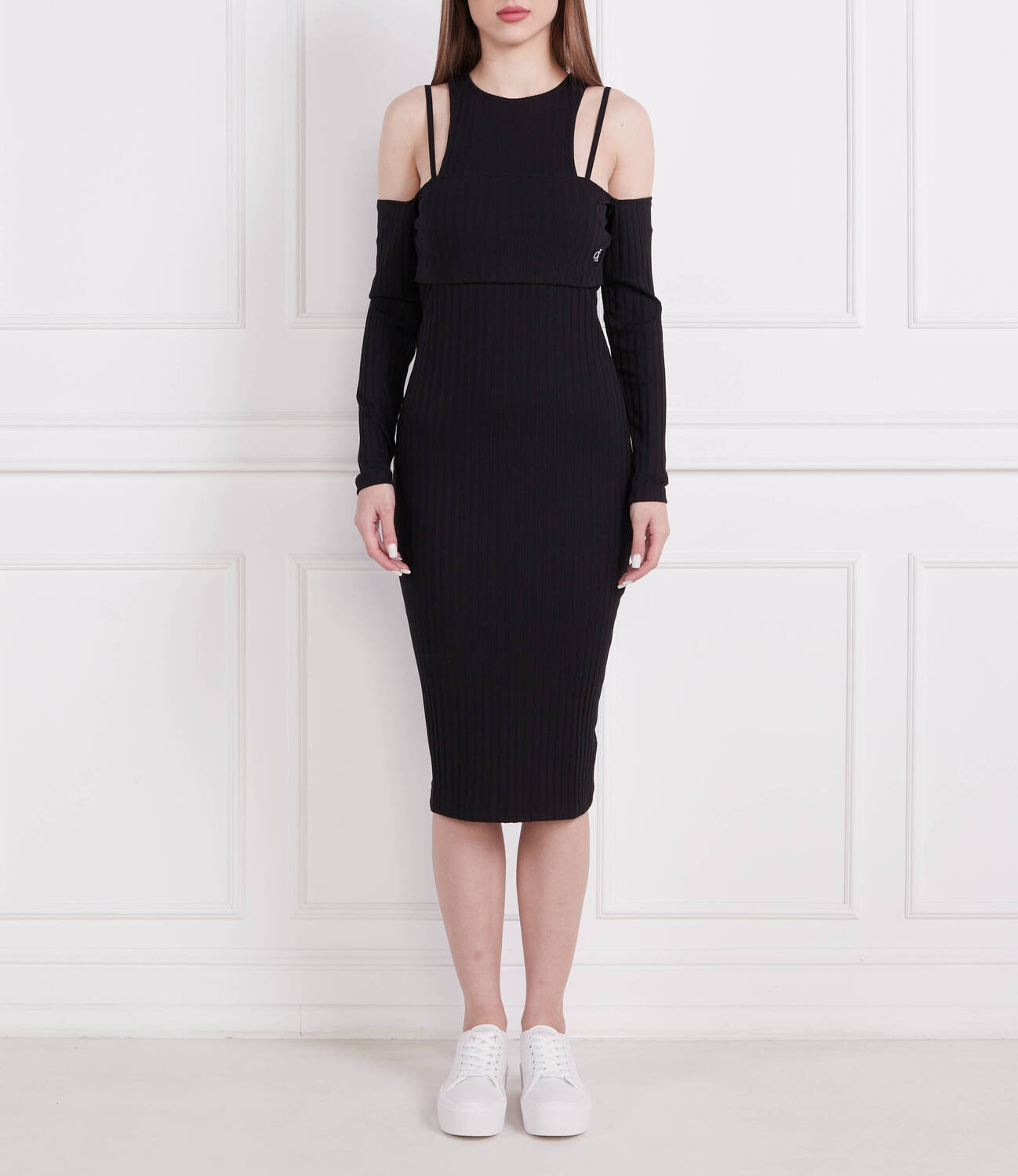 Платье CALVIN KLEIN JEANS RIB DOUBLE LAYER, черный
Платье CALVIN KLEIN JEANS RIB DOUBLE LAYER, черный