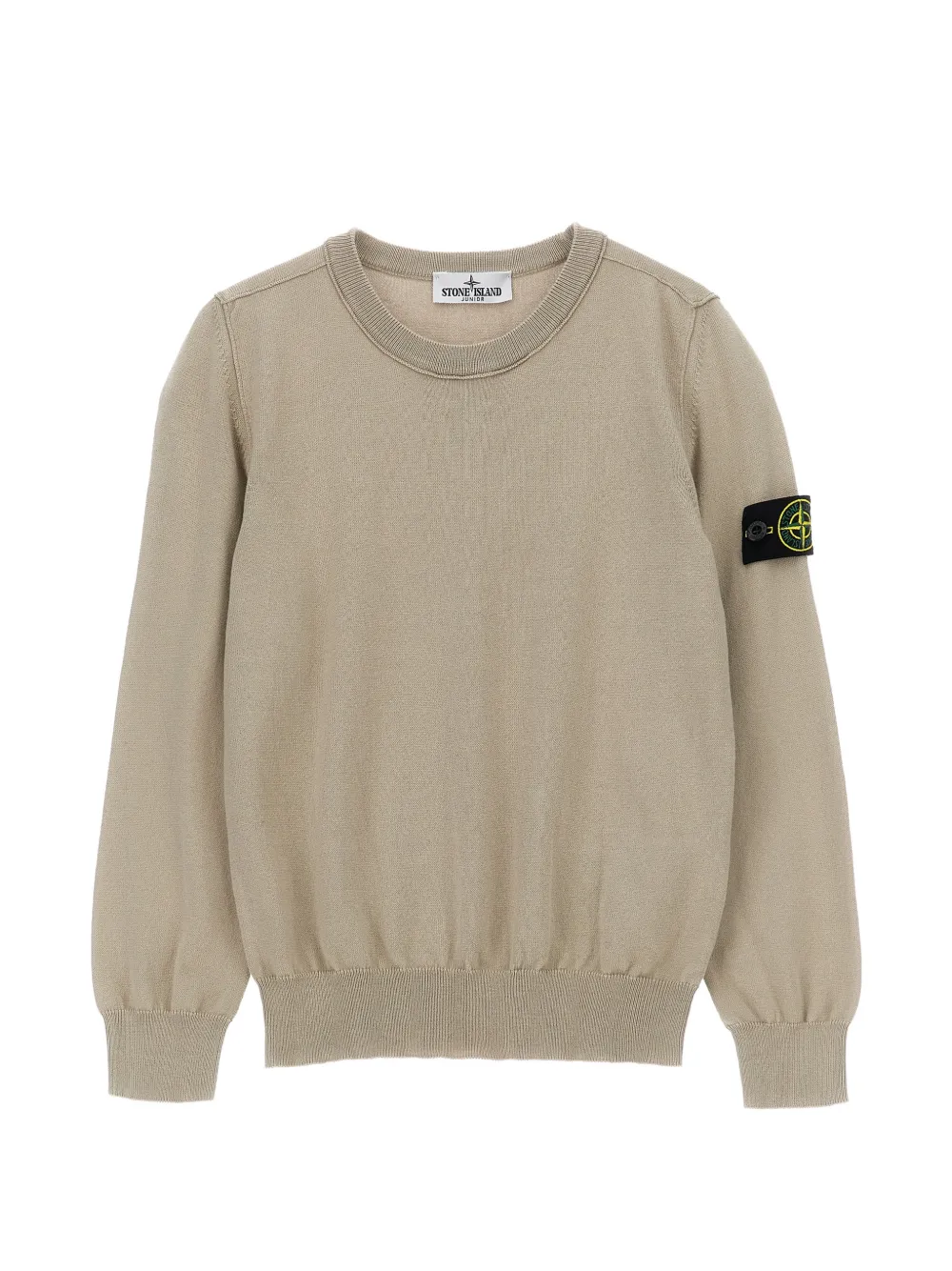 Свитер с логотипом-нашивкой Stone Island Junior, бежевый
Свитер с логотипом-нашивкой Stone Island Junior, бежевый