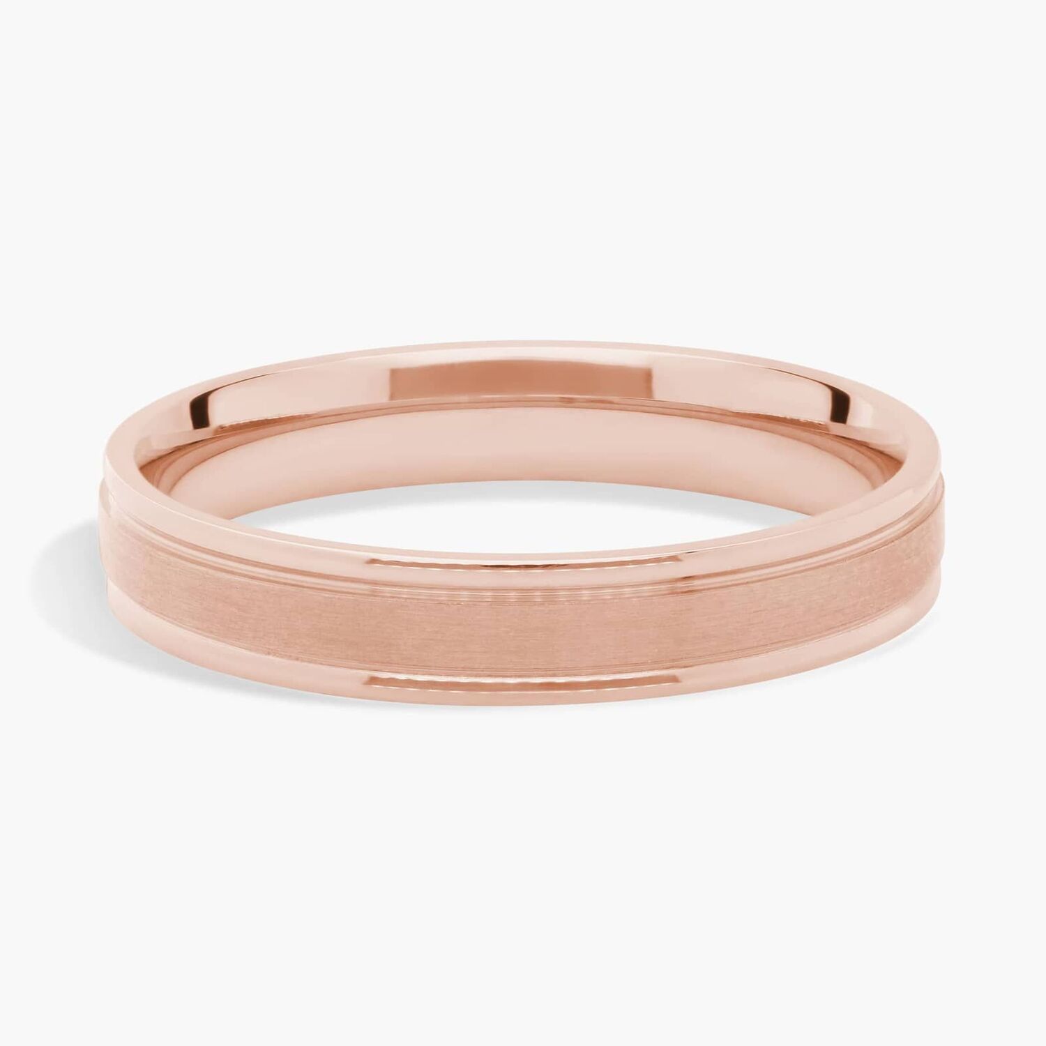 Обручальное кольцо с матовой инкрустацией из розового золота 14 карат (4 мм) Blue Nile
Обручальное кольцо с матовой инкрустацией из розового золота 14 карат (4 мм) Blue Nile