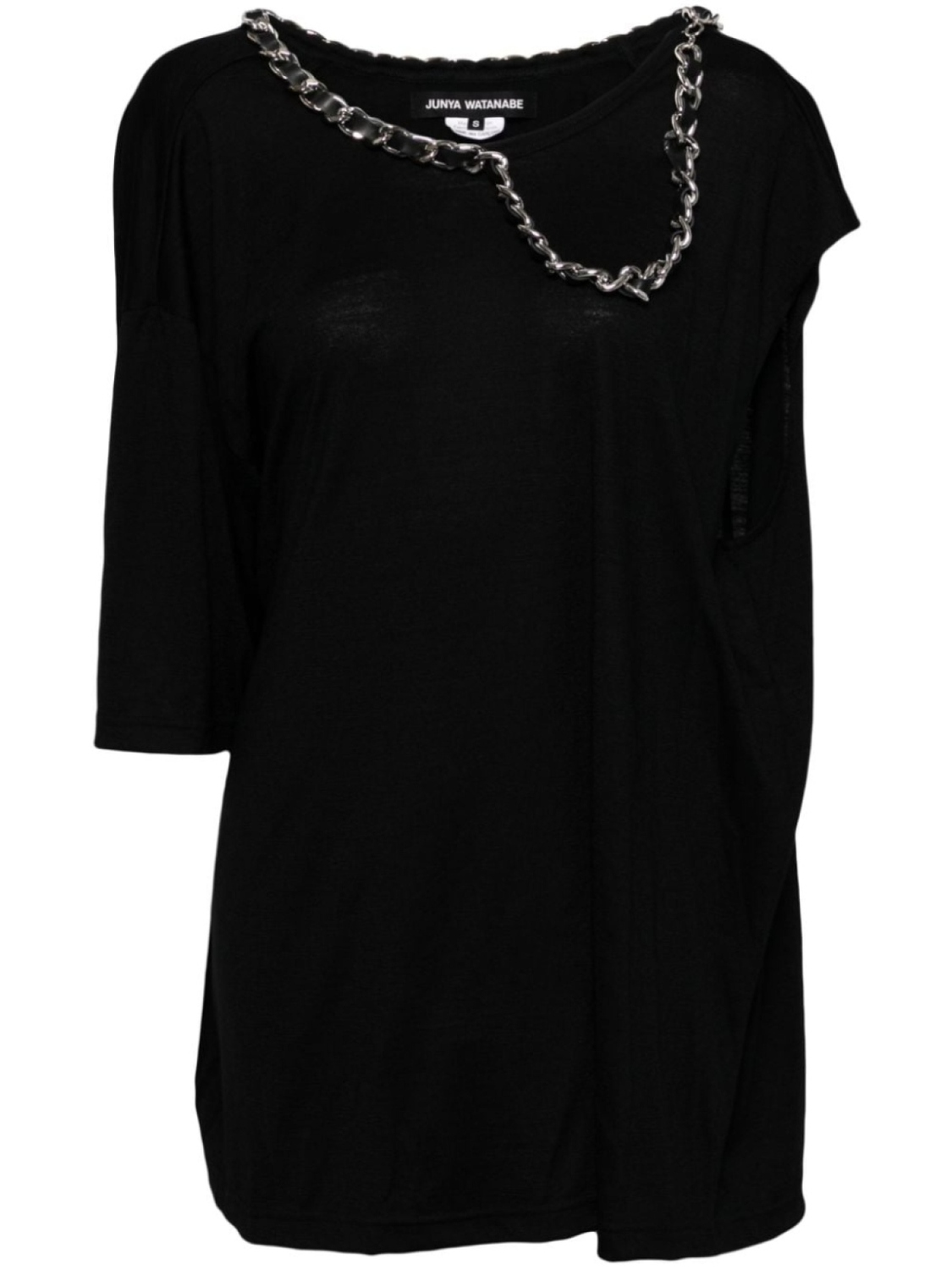Асимметричная блузка оверсайз Junya Watanabe, черный
Асимметричная блузка оверсайз Junya Watanabe, черный