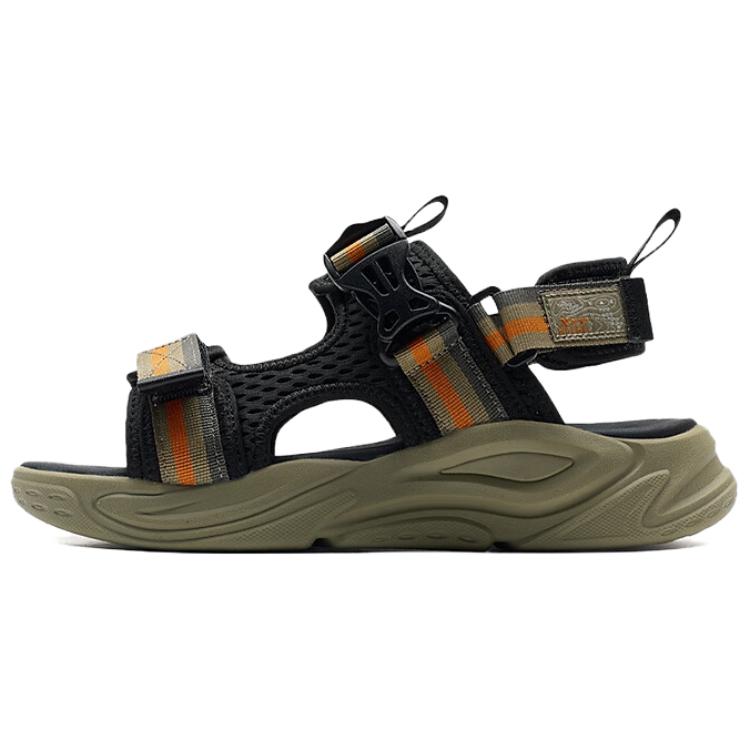 XTEP Пляжные сандалии Liekong, мужские, черно-зеленые
XTEP Пляжные сандалии Liekong, мужские, черно-зеленые