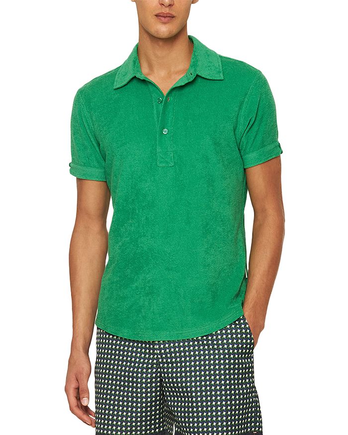 Себастьян Поло из махровой ткани Orlebar Brown, зеленый
Себастьян Поло из махровой ткани Orlebar Brown, зеленый