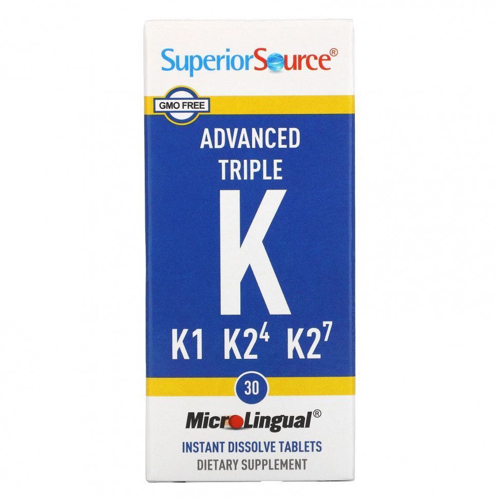 Superior Source Advanced Triple K 30 быстрорастворимых таблеток MicroLingual
Superior Source Advanced Triple K 30 быстрорастворимых таблеток MicroLingual