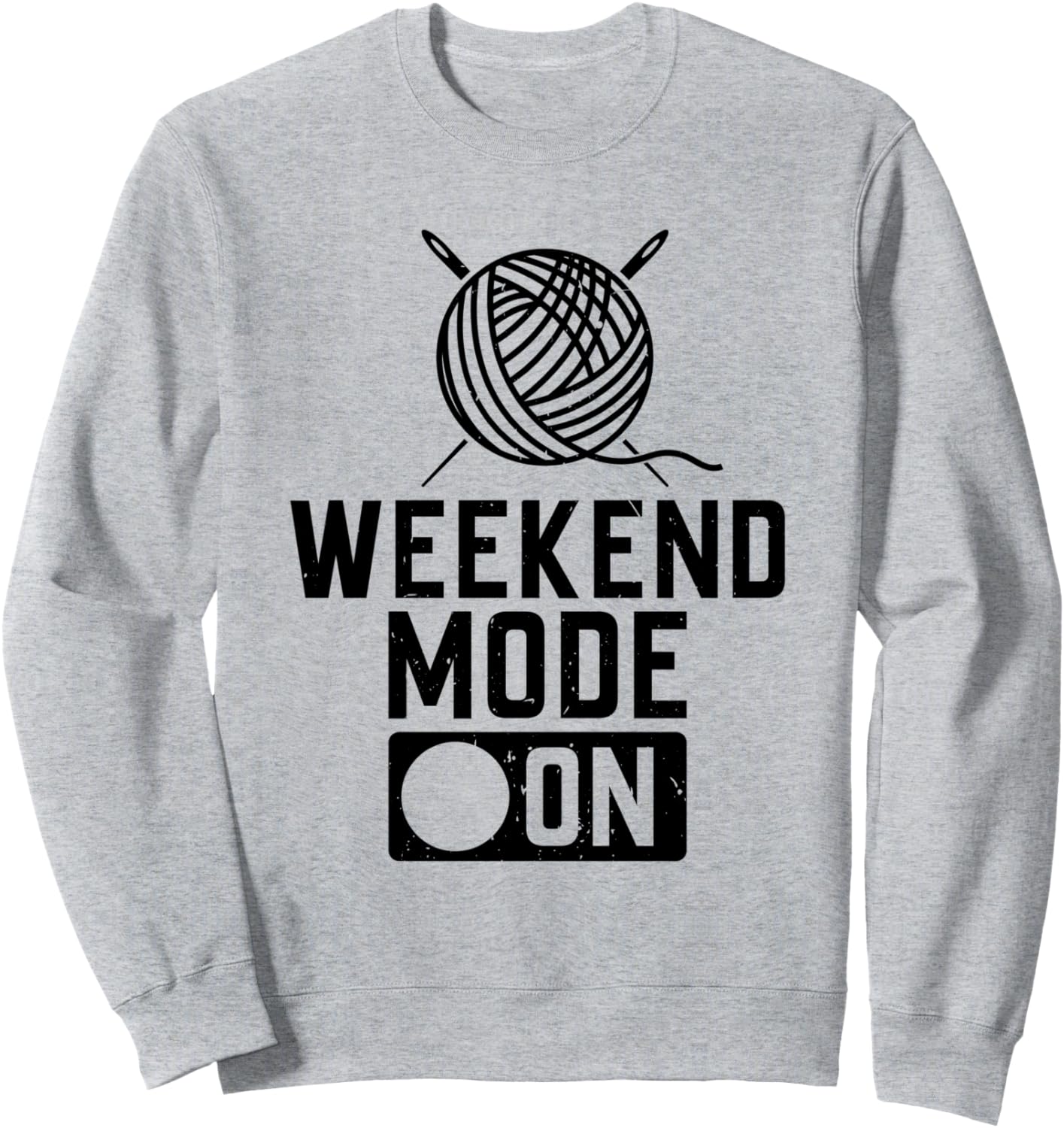 Режим выходных включен - вязаная толстовка Crocheting Crocheter, серый
Режим выходных включен - вязаная толстовка Crocheting Crocheter, серый