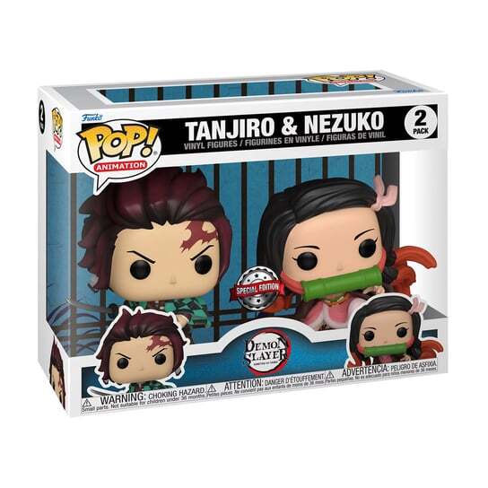 Funko POP! Убийца демонов Танджиро и Незуко, набор из 2 штук
Funko POP! Убийца демонов Танджиро и Незуко, набор из 2 штук