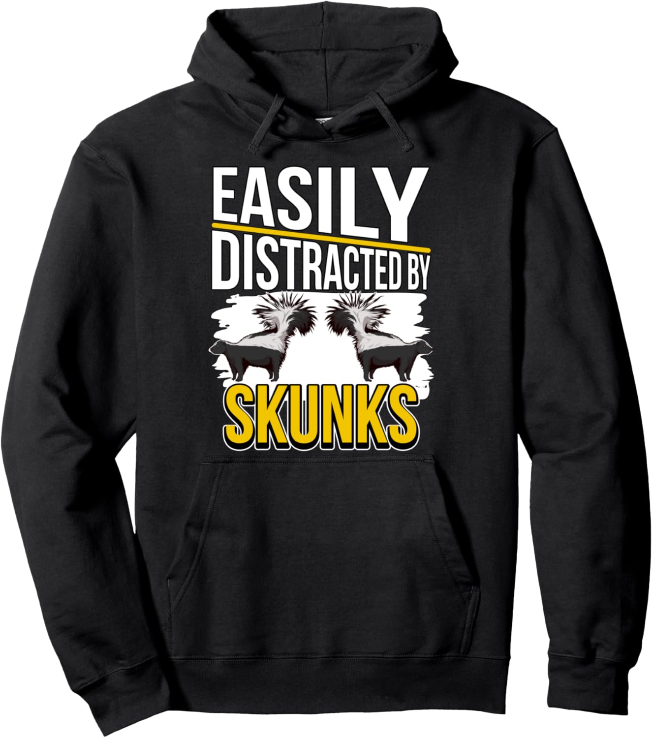 Скунсы легко отвлекаются на скунсов. Толстовка с изображением скунса Funny Skunk Clothing, черный
Скунсы легко отвлекаются на скунсов. Толстовка с изображением скунса Funny Skunk Clothing, черный