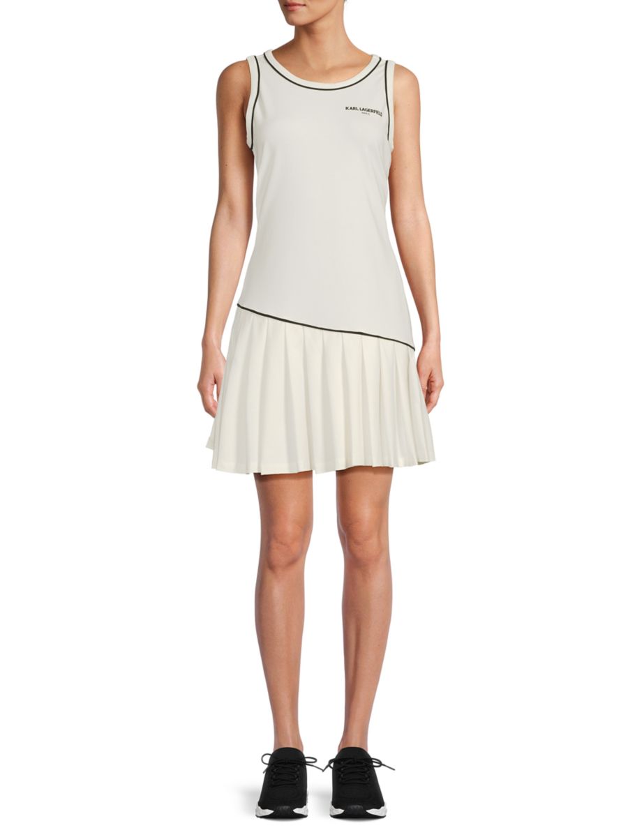 Мини-платье с плиссировкой и контрастной отделкой Karl Lagerfeld Paris, мягкий белый
Мини-платье с плиссировкой и контрастной отделкой Karl Lagerfeld Paris, мягкий белый
