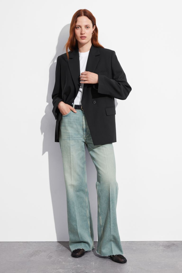 Прямые джинсы & Other Stories, синий 
Прямые джинсы & Other Stories, синий