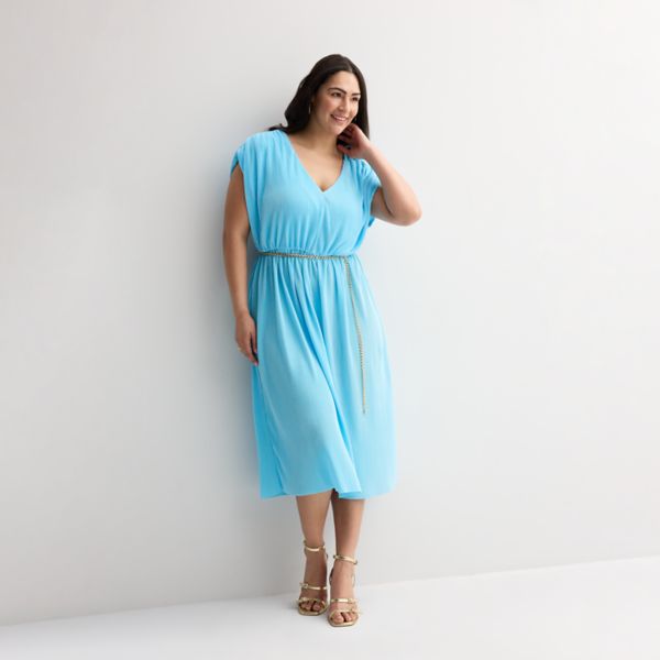 Плиссированное платье миди больших размеров Intempo, синий
Плиссированное платье миди больших размеров Intempo, синий