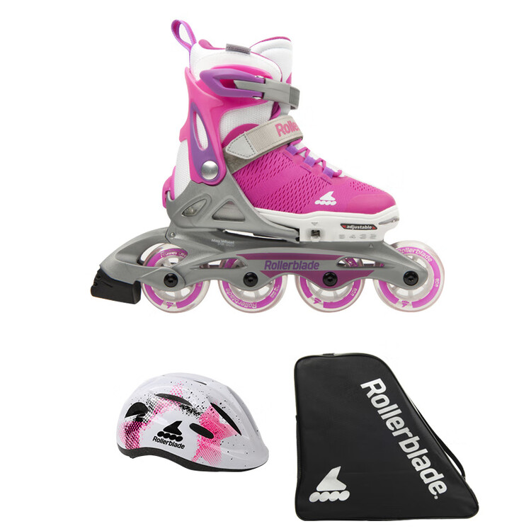 RollerBlade Детские коньки для мальчиков и девочек, роликовые коньки полный комплект розовые (Premium Package A) размер M (33-36.5 см)
RollerBlade Детские коньки для мальчиков и девочек, роликовые коньки полный комплект розовые (Premium Package A) размер M (33-36.5 см)