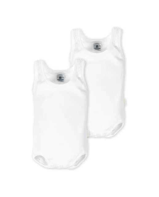 В комплекте 2 хлопковых детских боди на широких бретелях Cambrass, белый
В комплекте 2 хлопковых детских боди на широких бретелях Cambrass, белый