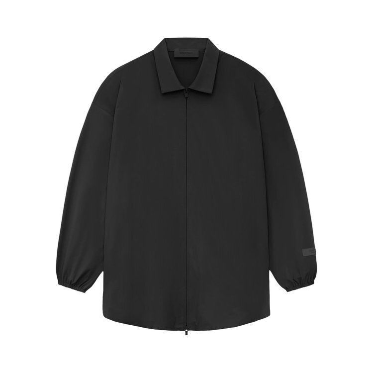 Рубашка Fear Of God Essentials Fear of God Essentials Overshirt, черный 
Рубашка Fear Of God Essentials Fear of God Essentials Overshirt, черный