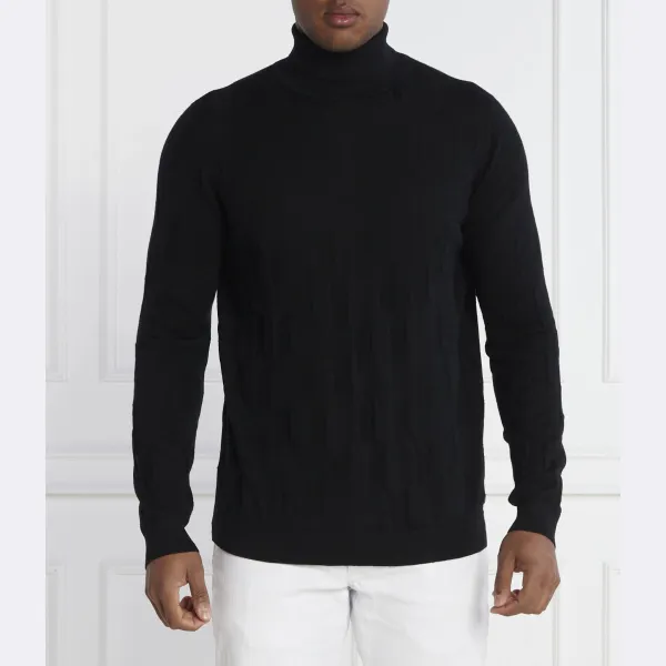 Шерстяная водолазка стандартного кроя с высоким воротником Karl Lagerfeld, черный
Шерстяная водолазка стандартного кроя с высоким воротником Karl Lagerfeld, черный