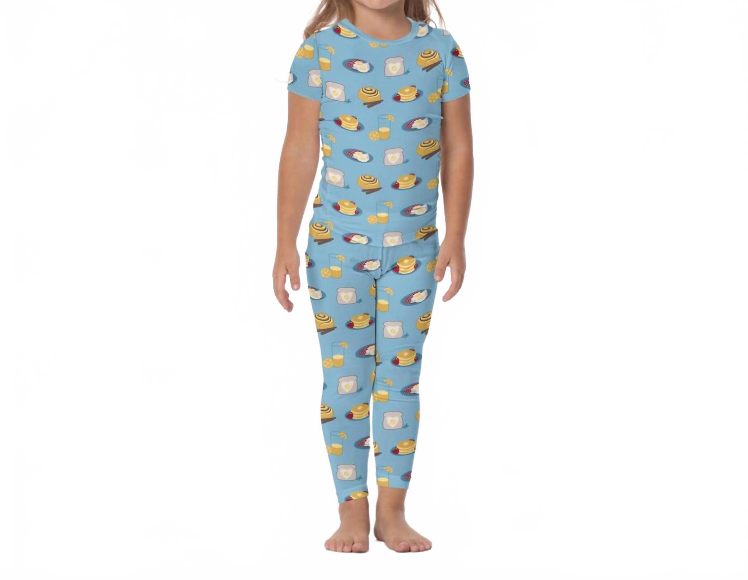 Пижамный комплект с короткими рукавами в морском синем цвете Breakfast In Bed KICKEE
Пижамный комплект с короткими рукавами в морском синем цвете Breakfast In Bed KICKEE
