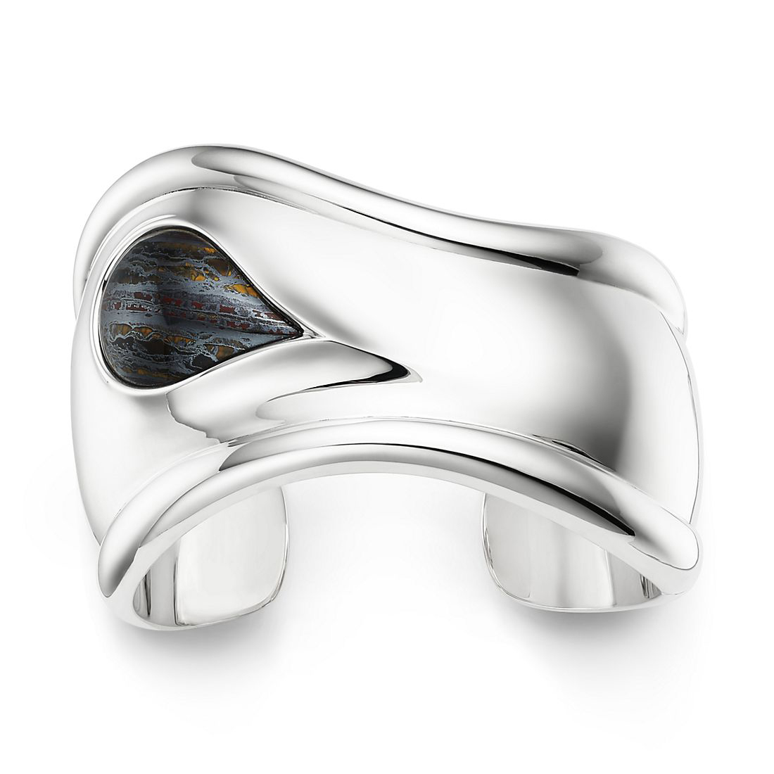 Браслет Tiffany & Co. Elsa Peretti Small Bone, серебро/тигровое железо
Браслет Tiffany & Co. Elsa Peretti Small Bone, серебро/тигровое железо