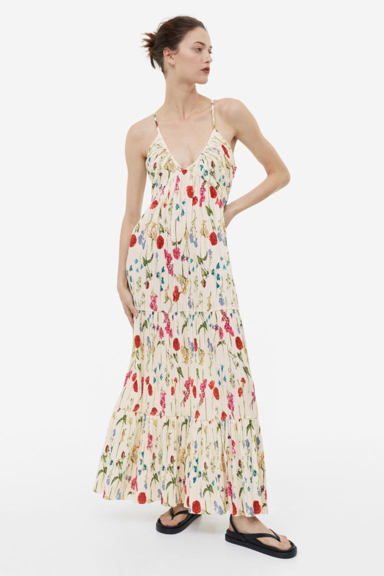 Плиссированное платье макси H&M, кремовый/цветочный, Бежевый, Плиссированное платье макси H&M, кремовый/цветочный
Плиссированное платье макси H&M, кремовый/цветочный, Бежевый, Плиссированное платье макси H&M, кремовый/цветочный