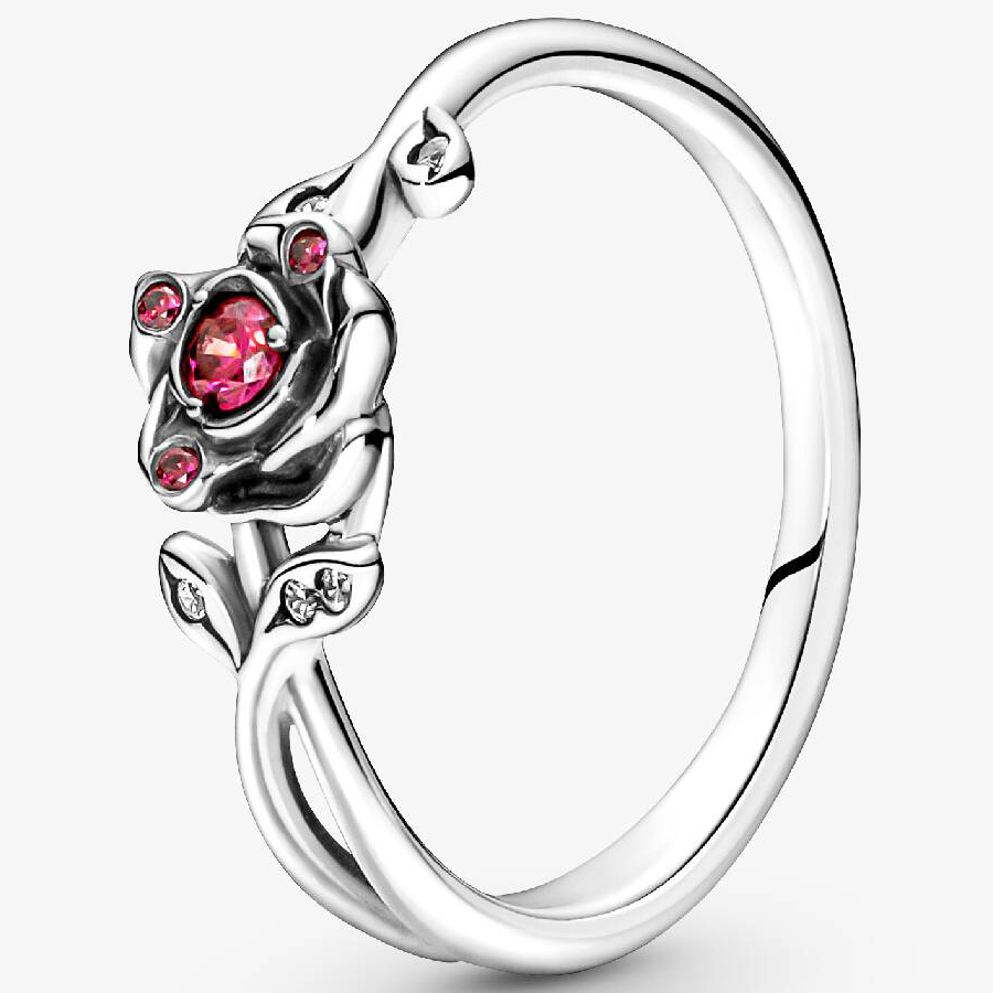 Кольцо Pandora Disney Beauty and the Beast Rose, серебро/красный
Кольцо Pandora Disney Beauty and the Beast Rose, серебро/красный