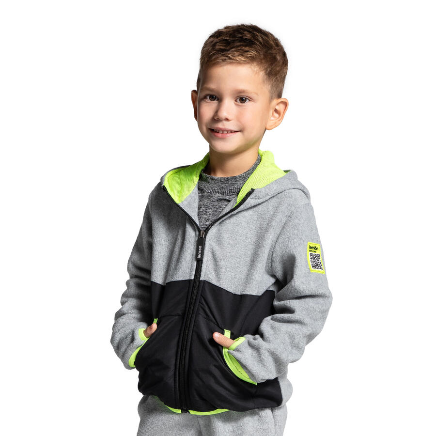 LEMON EXPLORE Детская флисовая куртка для походов теплая ZL4 серая
LEMON EXPLORE Детская флисовая куртка для походов теплая ZL4 серая