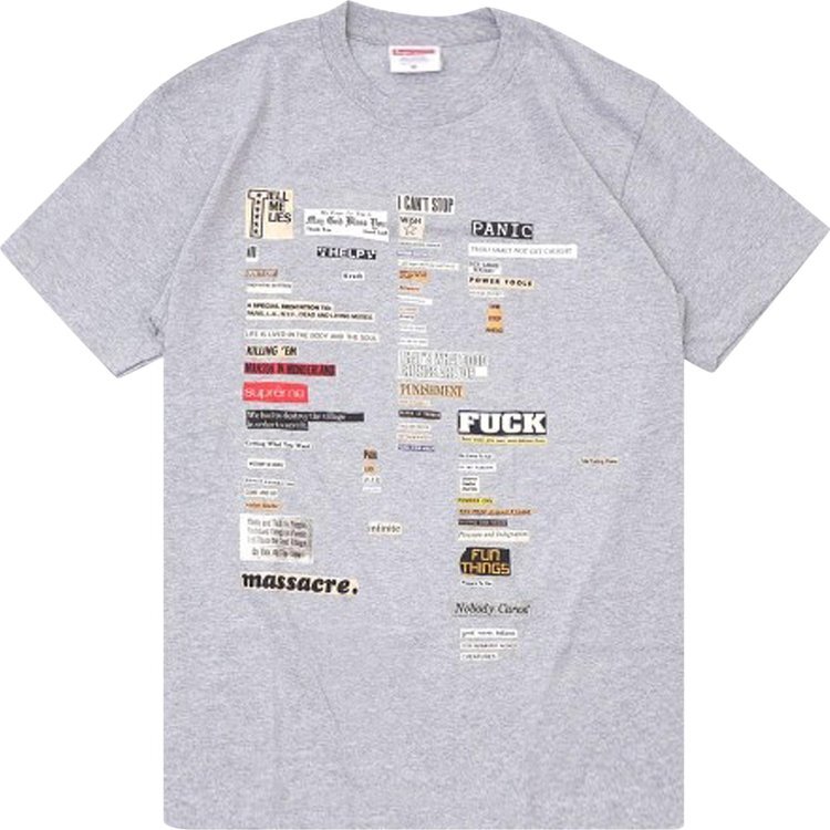 Футболка Supreme Cutouts Tee 'Heather Grey', серый
Футболка Supreme Cutouts Tee 'Heather Grey', серый
