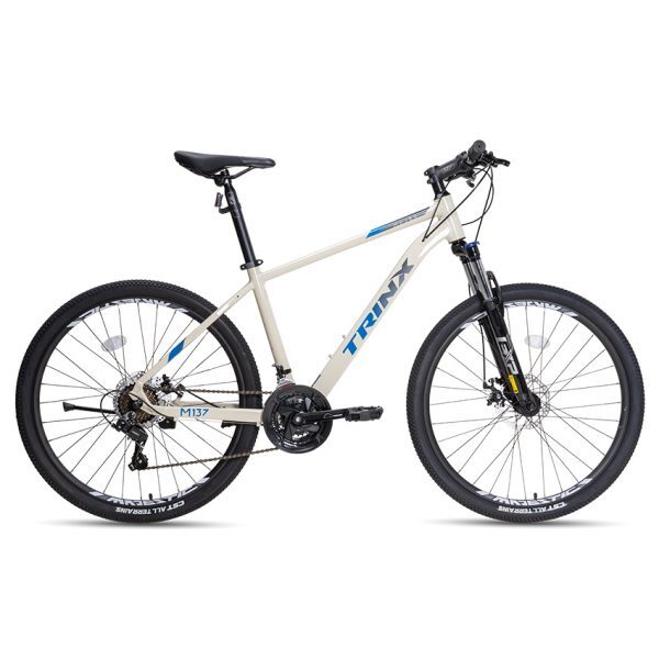 Горный велосипед Trinx M137 MTB 26", кремовый/серый/синий
Горный велосипед Trinx M137 MTB 26", кремовый/серый/синий