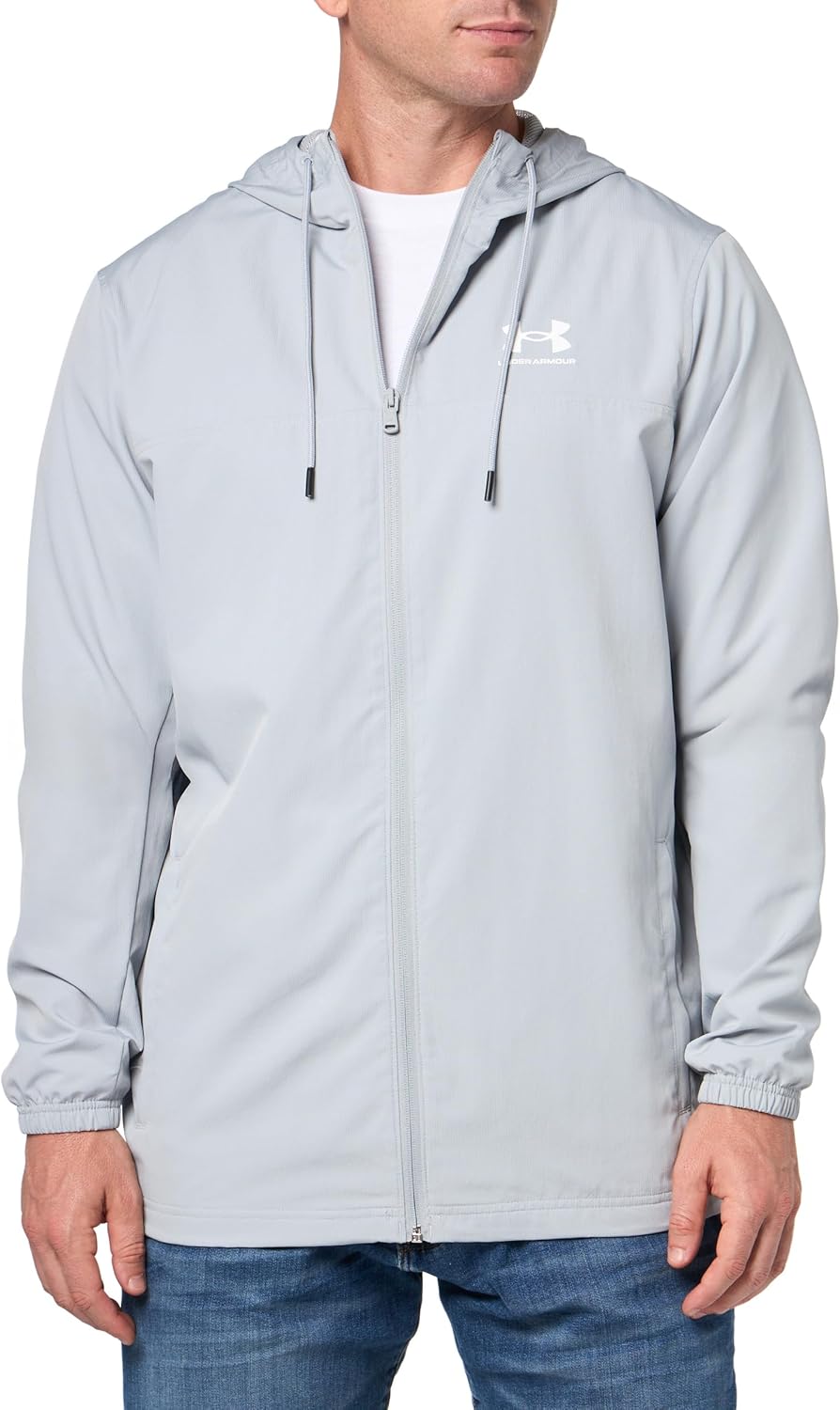 Ветровка Rival Woven от Under Armour для мужчин, (011) Mod Gray/Mod Gray/White
Ветровка Rival Woven от Under Armour для мужчин, (011) Mod Gray/Mod Gray/White