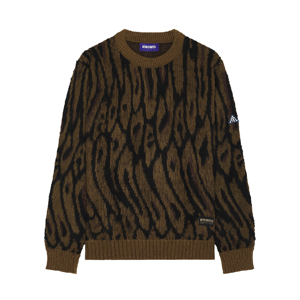 Свитер из ворсованной вязки Pantera Deva States, коричневый
Свитер из ворсованной вязки Pantera Deva States, коричневый