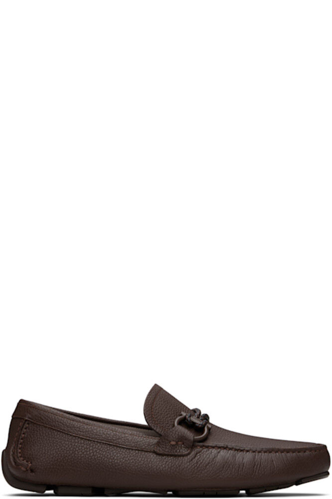 Коричневые мокасины с орнаментом Gancini для водителей Ferragamo
Коричневые мокасины с орнаментом Gancini для водителей Ferragamo