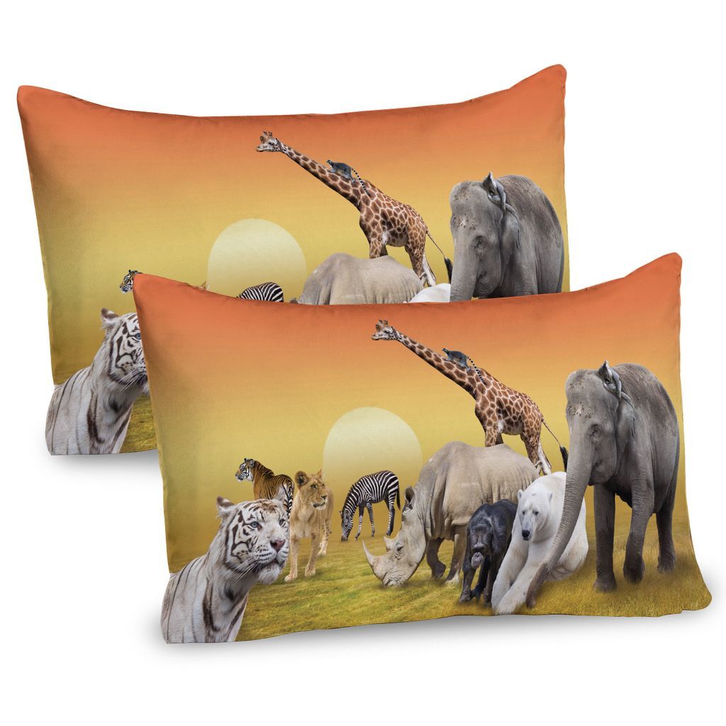 ABAKUHAUS Safari Чехлы для подушек, комплект из 2 шт., фото диких животных Африки с графическим принтом «Омбре закат», чехол для подушки с декоративным принтом, 80 x 40 см, темно-персиково-горчичный
ABAKUHAUS Safari Чехлы для подушек, комплект из 2 шт., фото диких животных Африки с графическим принтом «Омбре закат», чехол для подушки с декоративным принтом, 80 x 40 см, темно-персиково-горчичный