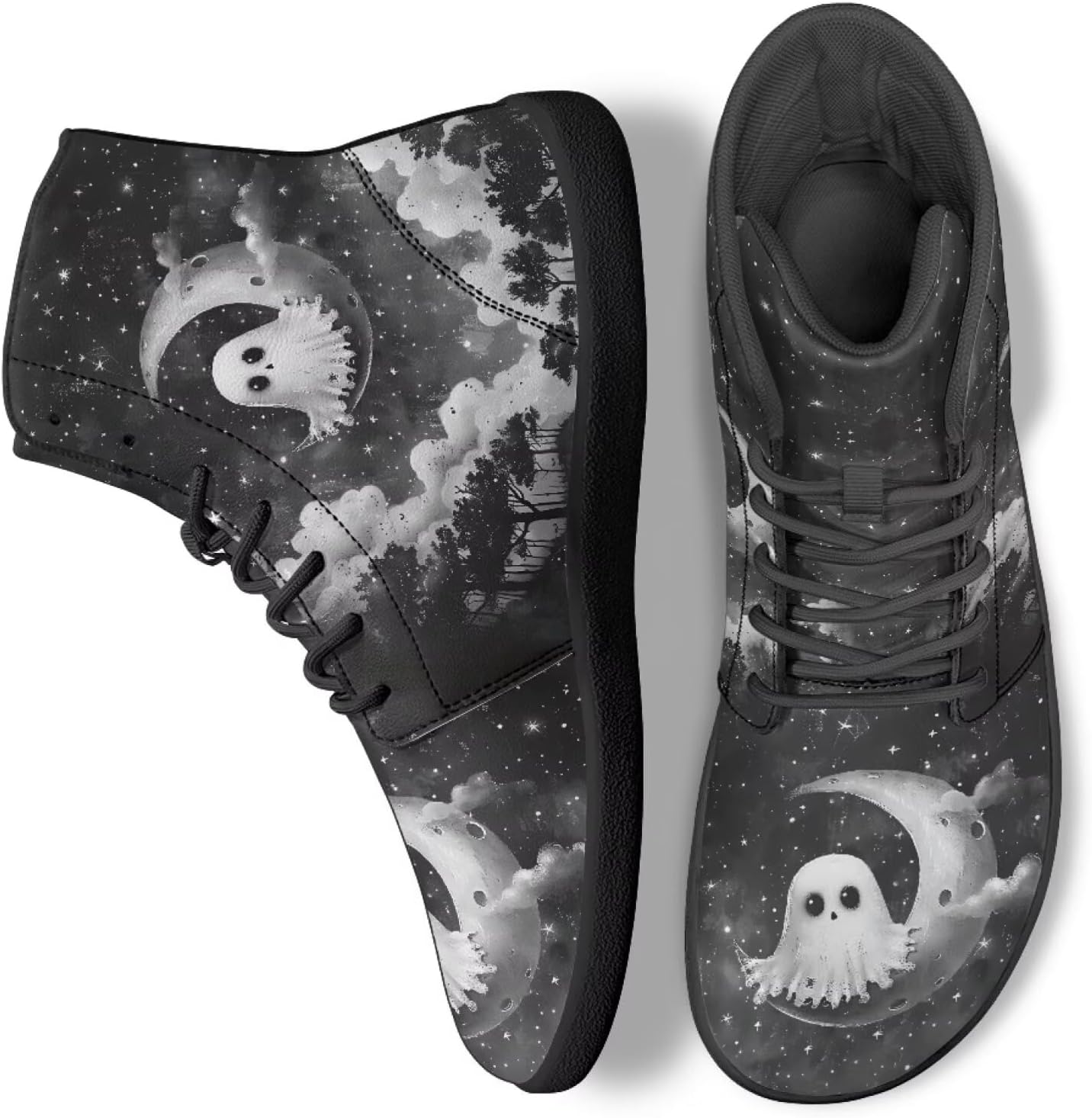 Женские и мужские высокие кроссовки, модные спортивные кроссовки для ходьбы, бега и путешествий Ecaestolph, черный
Женские и мужские высокие кроссовки, модные спортивные кроссовки для ходьбы, бега и путешествий Ecaestolph, черный