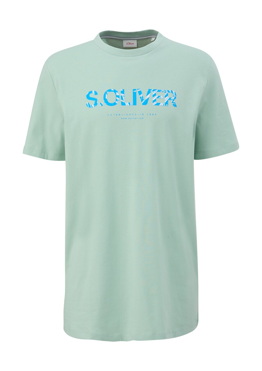Классическая футболка s.Oliver Red Label Big & Tall Shirt, зеленый 
Классическая футболка s.Oliver Red Label Big & Tall Shirt, зеленый