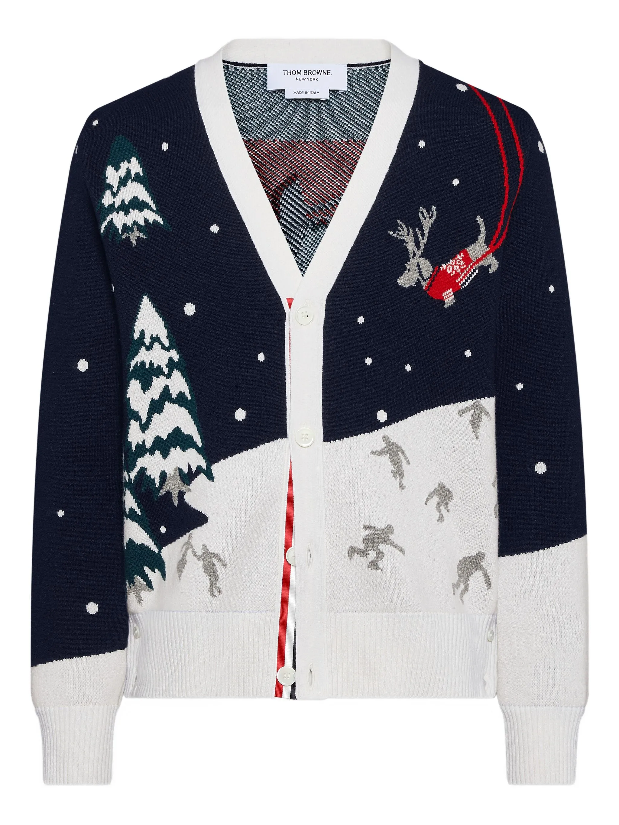 Кашемировый кардиган Thom Browne, синий
Кашемировый кардиган Thom Browne, синий