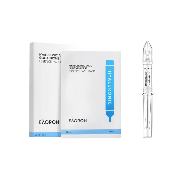 Набор для ухода за кожей Hyaluronic Acid Glutathione Glass Skin, восстанавливающий, увлажняющий, подтягивающий, успокаивающий, 5 шт/упаковка+3 мл/штука Eaoron
Набор для ухода за кожей Hyaluronic Acid Glutathione Glass Skin, восстанавливающий, увлажняющий, подтягивающий, успокаивающий, 5 шт/упаковка+3 мл/штука Eaoron