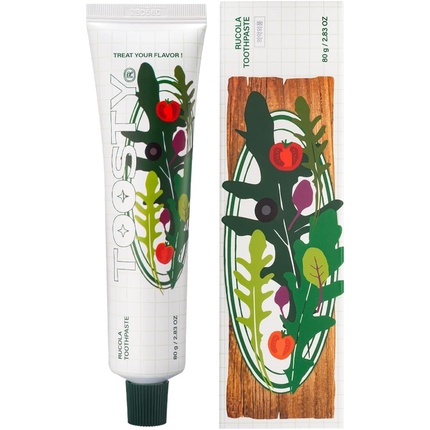 Зубная паста с фторидом и рукколой для удаления зубного камня Toosty 
Зубная паста с фторидом и рукколой для удаления зубного камня Toosty