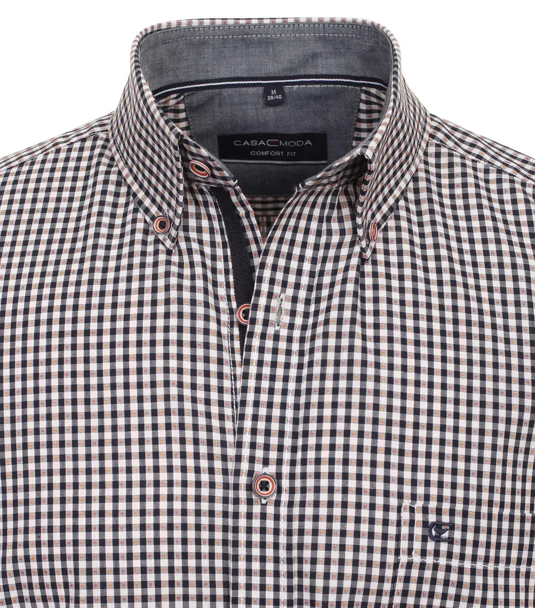 Рубашка CASAMODA с короткими рукавами "Повседневная рубашка CASAMODA с короткими рукавами в клетку ", синий
Рубашка CASAMODA с короткими рукавами "Повседневная рубашка CASAMODA с короткими рукавами в клетку ", синий