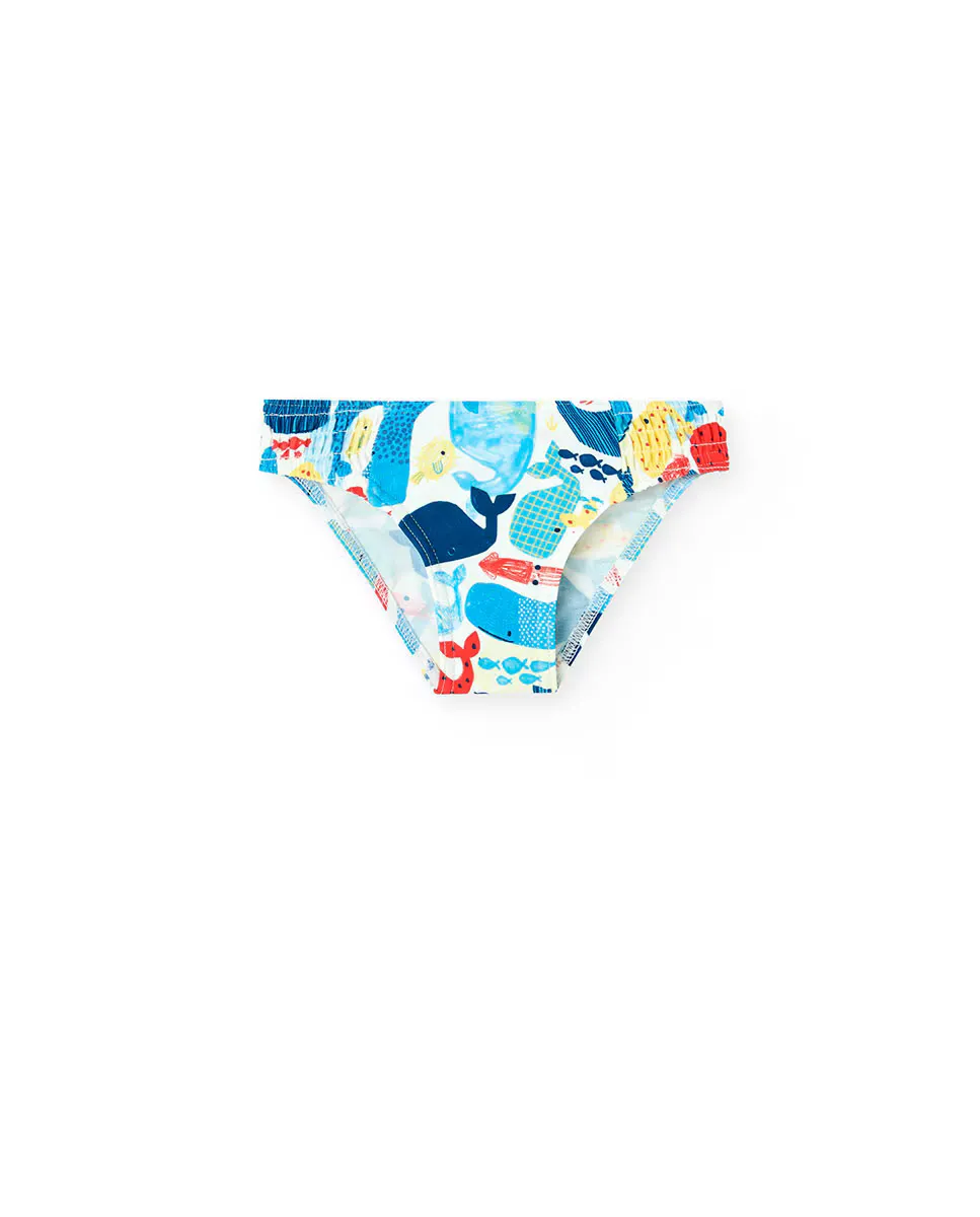 Трусики для девочки с фантазийным принтом Boboli, синий
Трусики для девочки с фантазийным принтом Boboli, синий