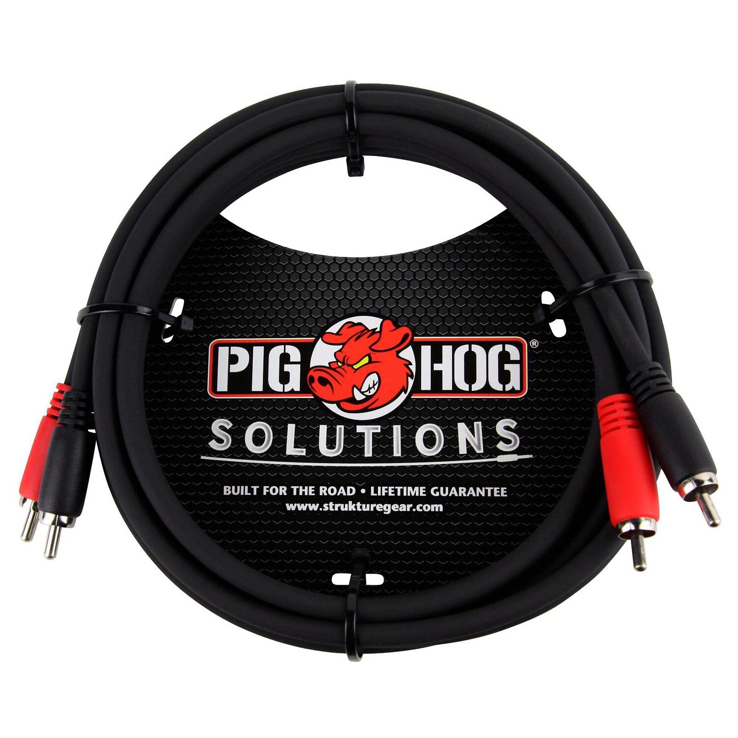 Pig Hog Solutions Двойной кабель RCA-RCA длиной 6 футов.
Pig Hog Solutions Двойной кабель RCA-RCA длиной 6 футов.