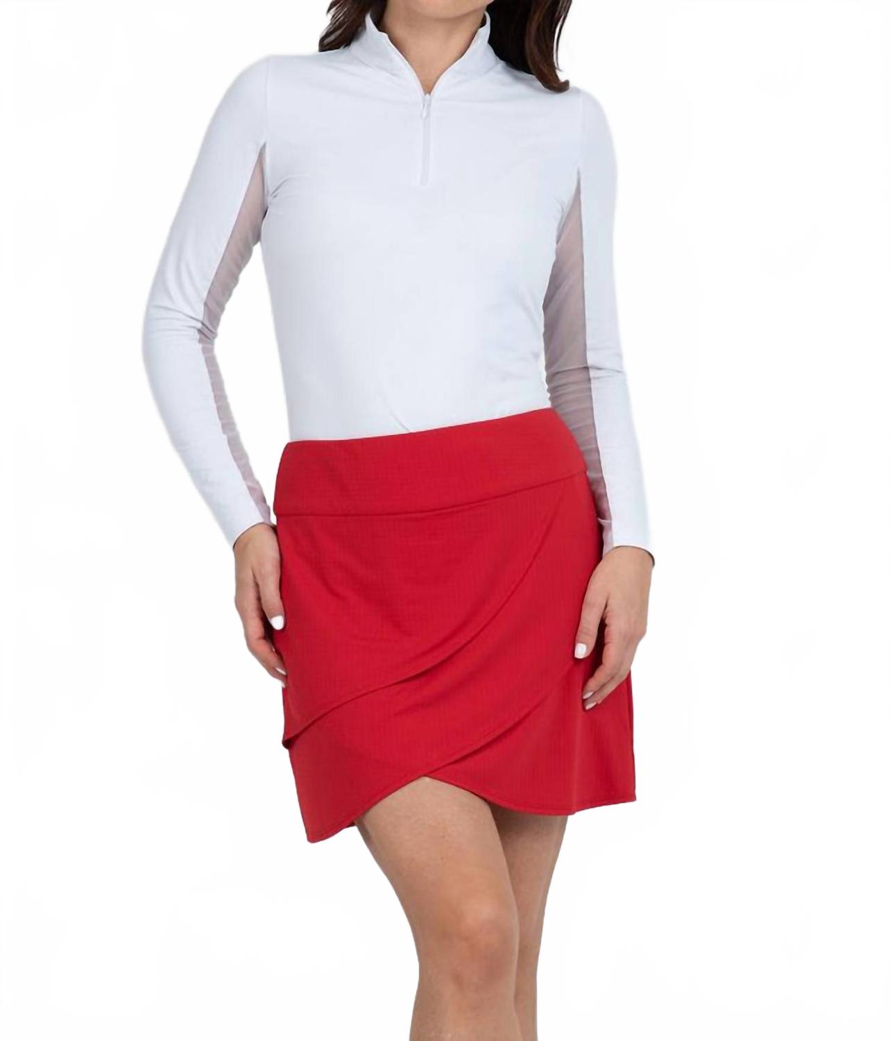 Многослойная юбка-шорты тюльпан IBKUL, красный
Многослойная юбка-шорты тюльпан IBKUL, красный