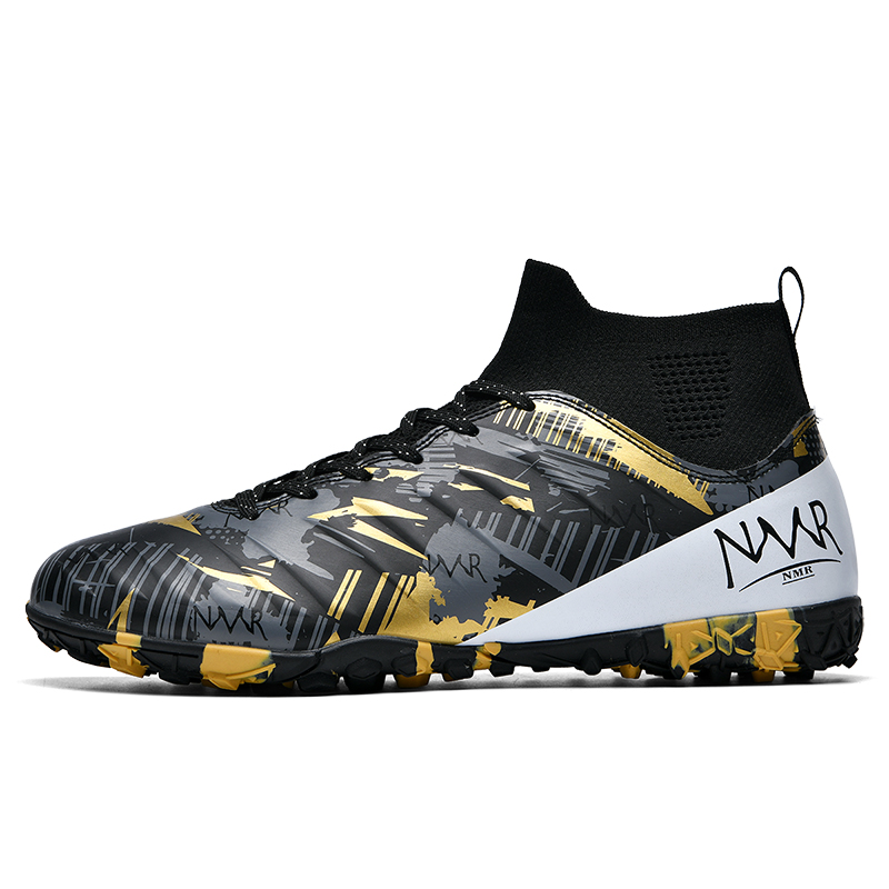 NMR Футбольные бутсы FG с длинными шипами TF с поврежденными шипами, водонепроницаемые, противоскользящие, унисекс, бело-сине-розовые, черно-золотые для искусственного покрытия
NMR Футбольные бутсы FG с длинными шипами TF с поврежденными шипами, водонепроницаемые, противоскользящие, унисекс, бело-сине-розовые, черно-золотые для искусственного покрытия