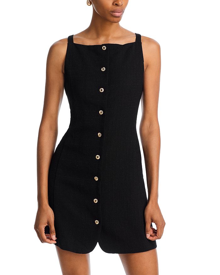 Мини-платье Alice с пуговицами спереди WAYF, черный
Мини-платье Alice с пуговицами спереди WAYF, черный