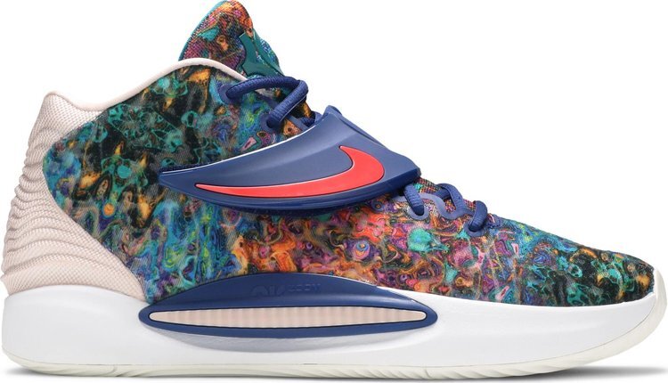 Кроссовки Nike KD 14 'Psychedelic', синий
Кроссовки Nike KD 14 'Psychedelic', синий