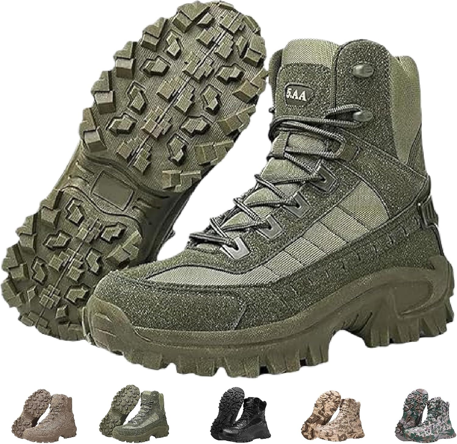 Кожаные ботинки, для работы и походов на открытом воздухе, мужские ортопедические с поддержкой, противопрокольные, водонепроницаемые, противоварежные Generic, зеленый
Кожаные ботинки, для работы и походов на открытом воздухе, мужские ортопедические с поддержкой, противопрокольные, водонепроницаемые, противоварежные Generic, зеленый