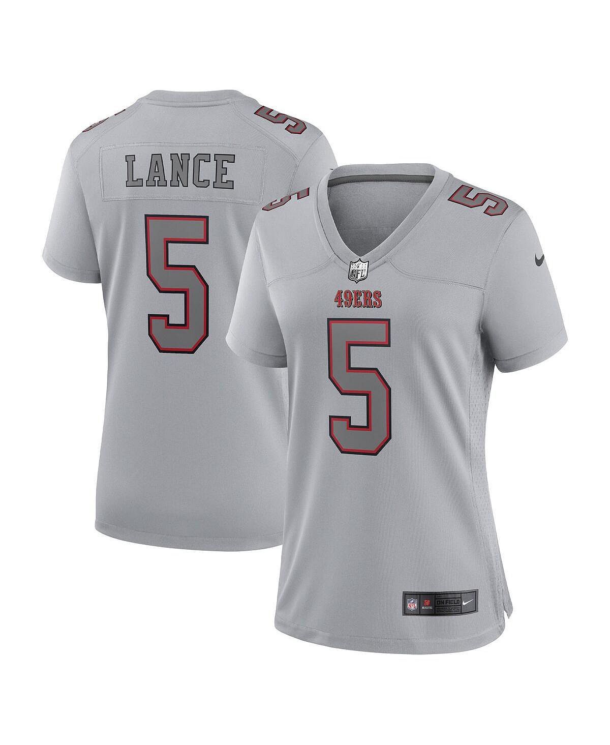 Женское джерси trey lance grey san francisco 49ers atmosphere fashion game jersey Nike, серый
Женское джерси trey lance grey san francisco 49ers atmosphere fashion game jersey Nike, серый