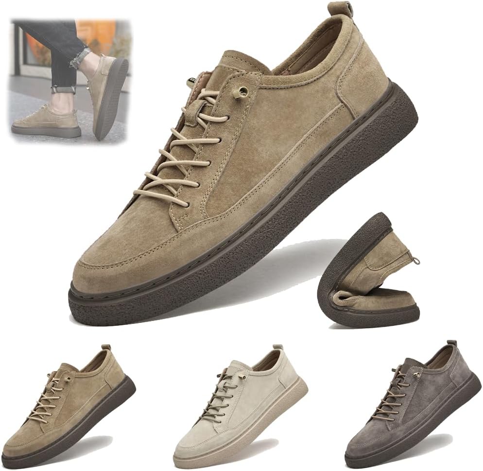 Замшевые кроссовки для мужчин, повседневные кроссовки из кожи, мягкие для ходьбы, противоскользящие, дышащие, для вождения, легкие кеды, комфортные кожаные скелетные кроссовки Generic, хаки
Замшевые кроссовки для мужчин, повседневные кроссовки из кожи, мягкие для ходьбы, противоскользящие, дышащие, для вождения, легкие кеды, комфортные кожаные скелетные кроссовки Generic, хаки