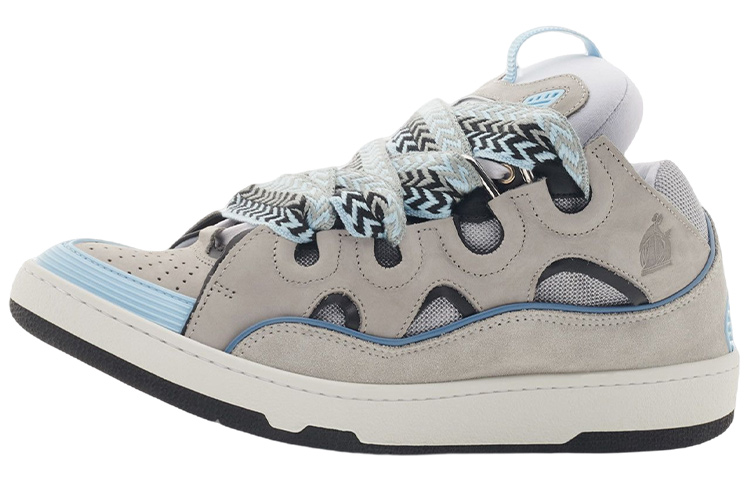 Lanvin Кроссовки Leather Curb Grey Light Blue
Lanvin Кроссовки Leather Curb Grey Light Blue